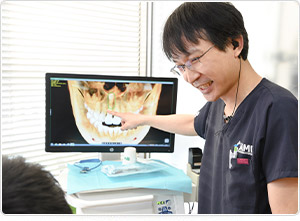 可能な限り痛みを抑えた治療 写真